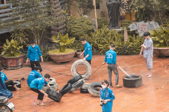 Chùa Hòa Phúc: Sinh viên trường đại học Giao Thông Vận Tải – Hà Nội về chùa sinh hoạt